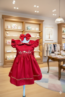 Vestido Bordado Vermelho