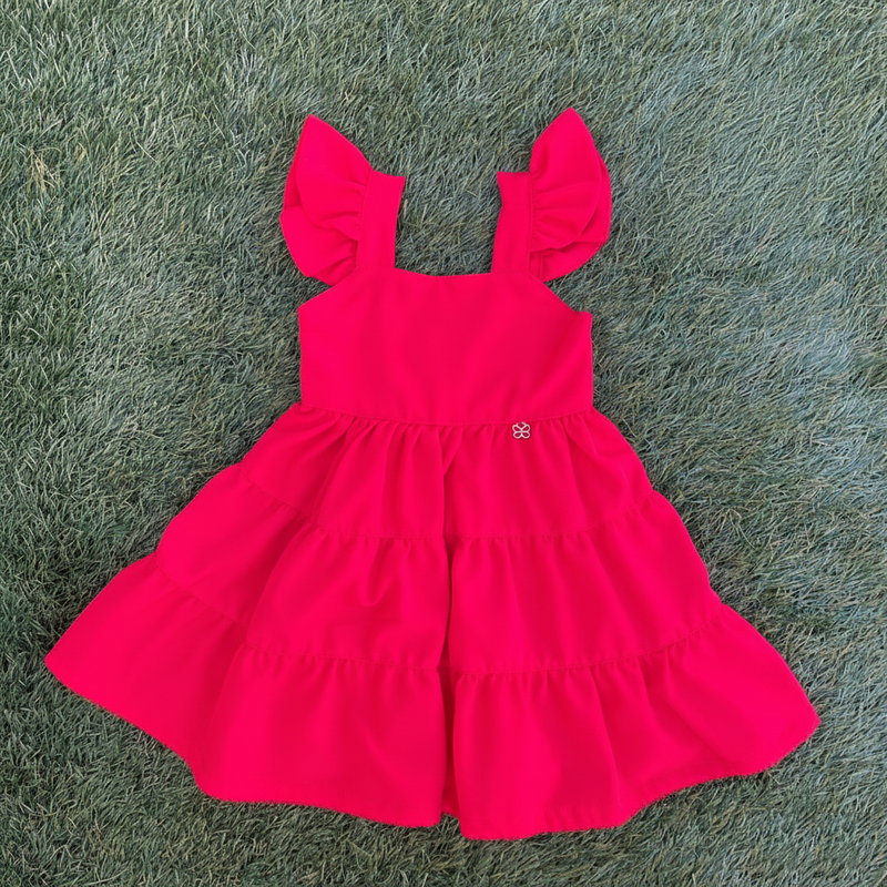 Vestido vermelho bebê