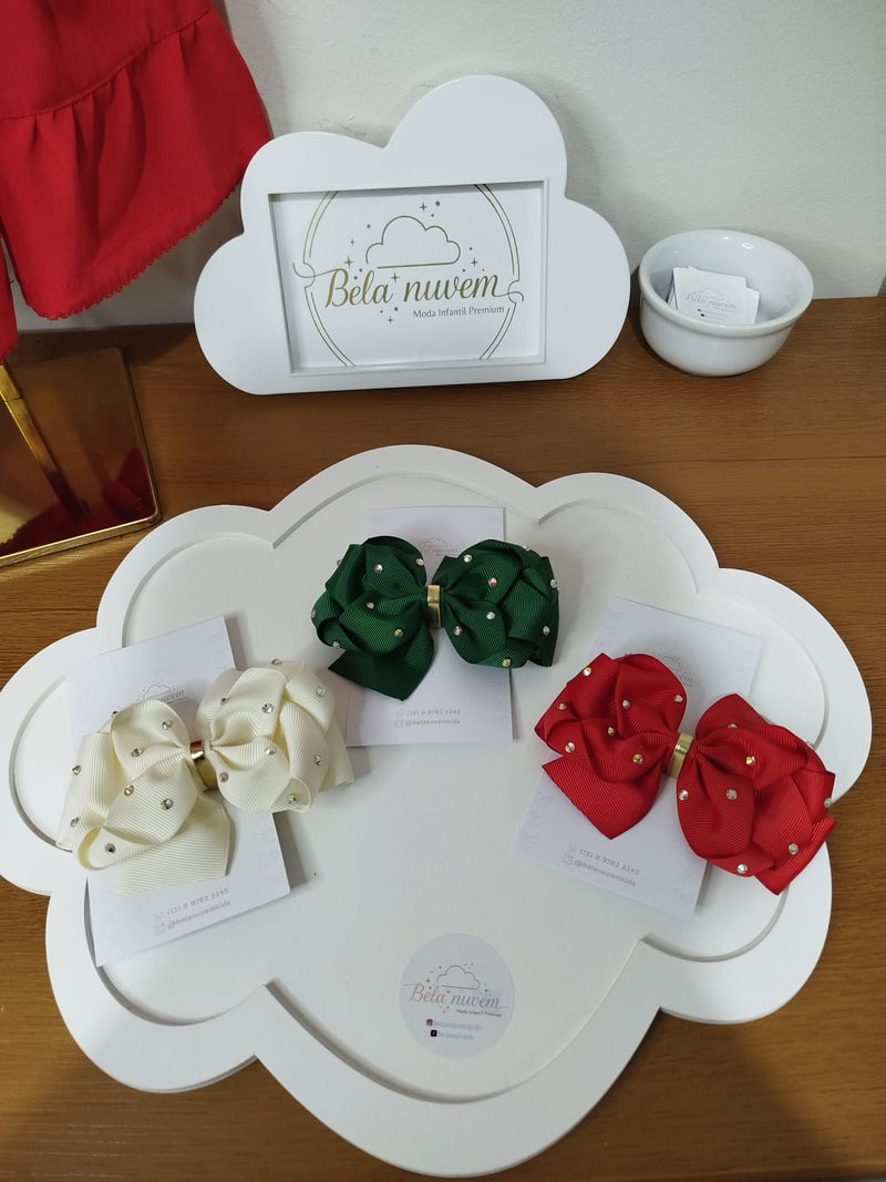 🎀 Laço Brilho de Natal