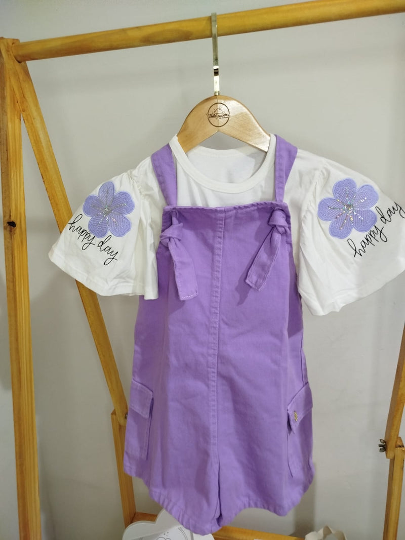 Jardineira Lilás Happy