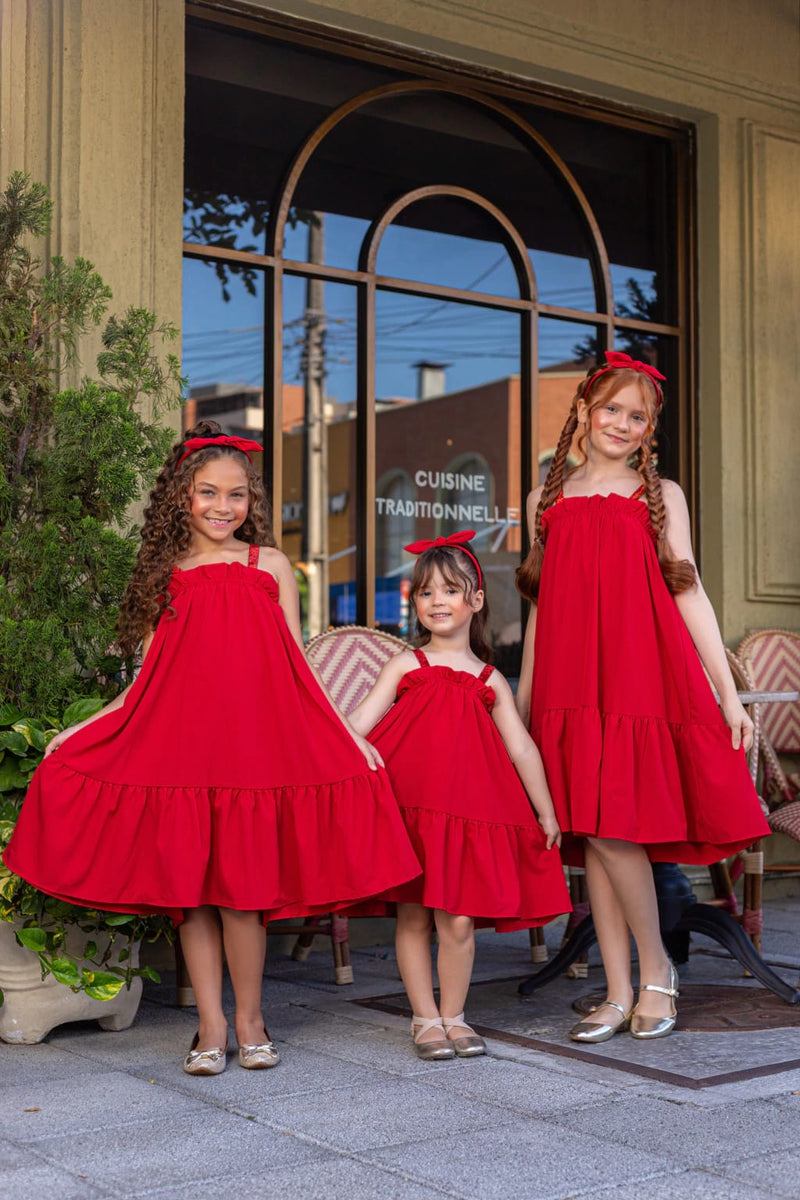 Vestido Cereja Encantada